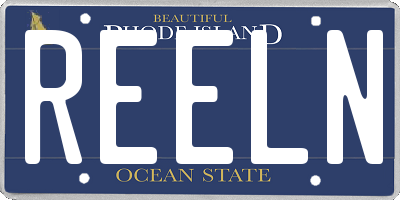 RI license plate REELN