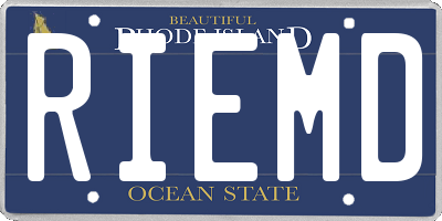 RI license plate RIEMD