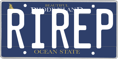 RI license plate RIREP