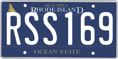 RI license plate RSS169