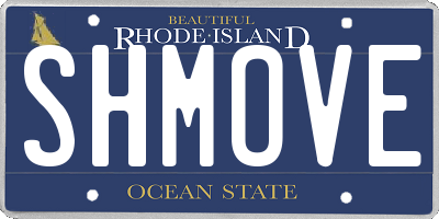 RI license plate SHMOVE