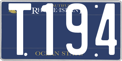 RI license plate T194