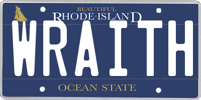 RI license plate WRAITH