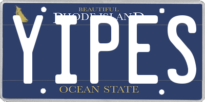 RI license plate YIPES