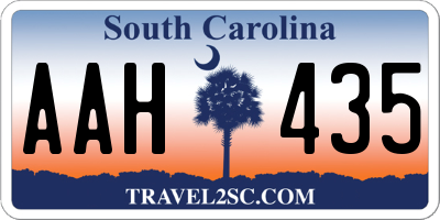 SC license plate AAH435