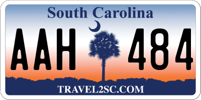 SC license plate AAH484