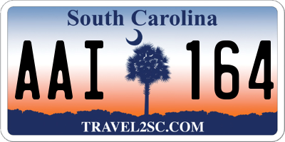 SC license plate AAI164