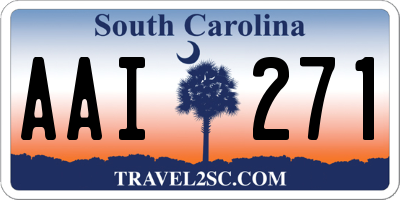 SC license plate AAI271