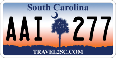 SC license plate AAI277