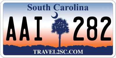 SC license plate AAI282