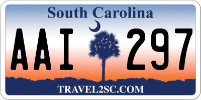 SC license plate AAI297