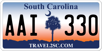 SC license plate AAI330