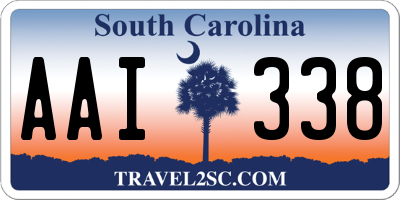 SC license plate AAI338