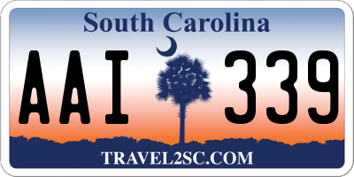 SC license plate AAI339