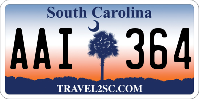 SC license plate AAI364