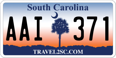 SC license plate AAI371