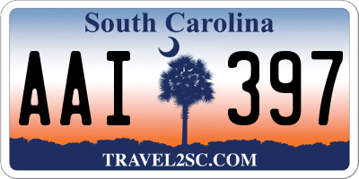 SC license plate AAI397