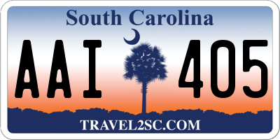 SC license plate AAI405