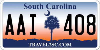 SC license plate AAI408