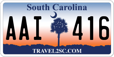 SC license plate AAI416