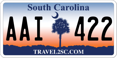 SC license plate AAI422