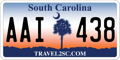 SC license plate AAI438