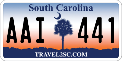 SC license plate AAI441