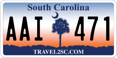 SC license plate AAI471