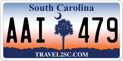 SC license plate AAI479