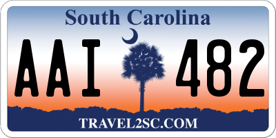 SC license plate AAI482