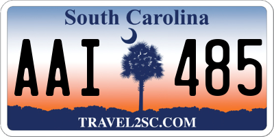 SC license plate AAI485