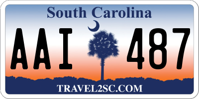 SC license plate AAI487