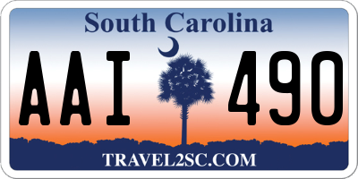 SC license plate AAI490