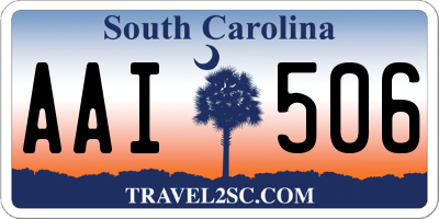 SC license plate AAI506