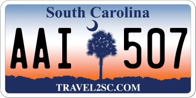 SC license plate AAI507