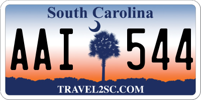 SC license plate AAI544