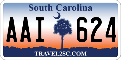 SC license plate AAI624