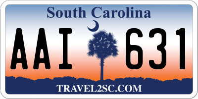 SC license plate AAI631