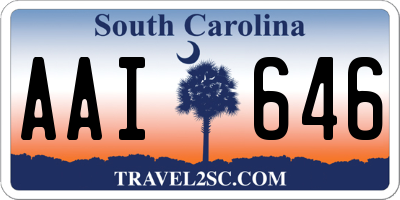 SC license plate AAI646