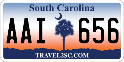 SC license plate AAI656