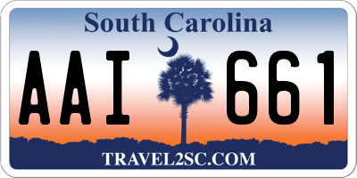 SC license plate AAI661