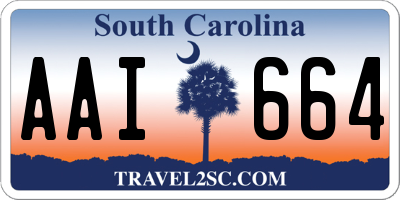 SC license plate AAI664