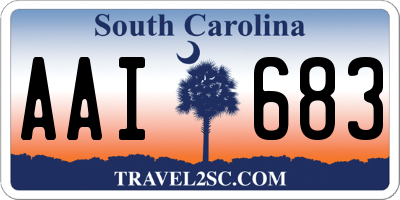 SC license plate AAI683