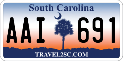 SC license plate AAI691