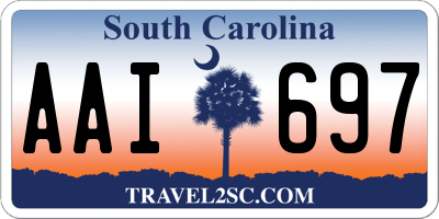 SC license plate AAI697