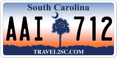 SC license plate AAI712