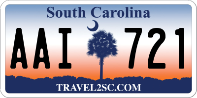 SC license plate AAI721