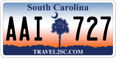 SC license plate AAI727