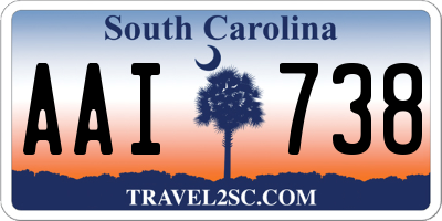 SC license plate AAI738