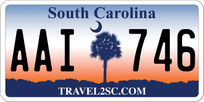 SC license plate AAI746